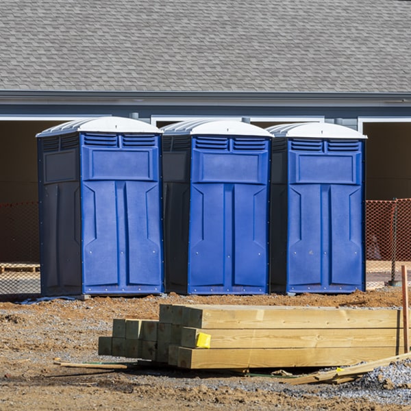 what is the expected delivery and pickup timeframe for the portable toilets in Silesia